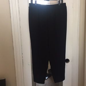 J Crew black crepe trouser
